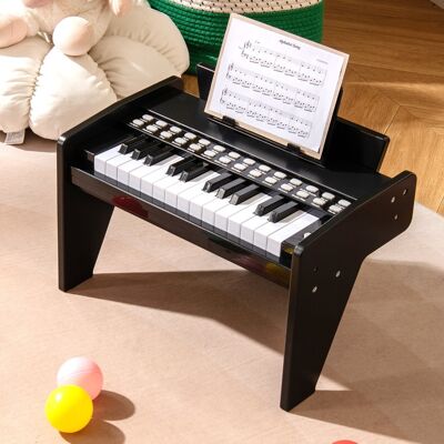 Creative Costway Mini tastiera digitale giocattolo con velocità e volume regolabili, Mini tastiera pianoforte per bambini a 25 tasti Nero Creative Costway Mini tastiera digitale giocattolo con velocità e volume regolabili, Mini tastiera pianoforte per bambini a 25 tasti Nero