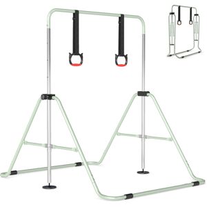 Costway Barra ginnastica bambini estendibile orizzontale regolabile 4 livelli metallo, Barra allenamento attrezzatura casa sala allenamento Beige Costway Barra ginnastica bambini estendibile orizzontale regolabile 4 livelli metallo, Barra allenamento attrezzatura casa sala allenamento Beige