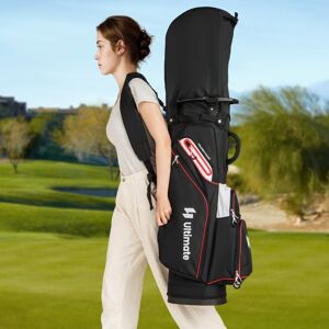 Costway Organizzatore portatile per mazze da golf con tasca frigo per uomo e donna, Borsa da golf per carrello con 14 scomparti Nero Costway Organizzatore portatile per mazze da golf con tasca frigo per uomo e donna, Borsa da golf per carrello con 14 scomparti Nero