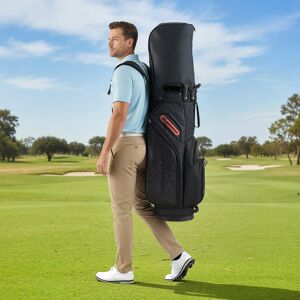 Costway Set completo di mazze golf da uomo con borsa da golf portatile, Completo putter e copertura antipioggia Costway Set completo di mazze golf da uomo con borsa da golf portatile, Completo putter e copertura antipioggia