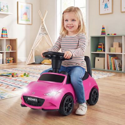 Costway Auto a spinta per bambini con contenitore e dispositivo antiribaltamento, Giocattolo scorrevole per 12-36 mesi con ruote stabili Rosa Costway Auto a spinta per bambini con contenitore e dispositivo antiribaltamento, Giocattolo scorrevole per 12-36 mesi con ruote stabili Rosa