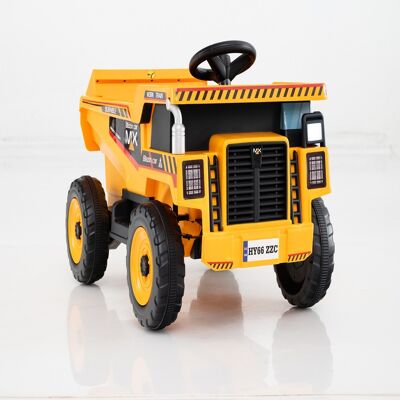 Costway Giocattolo veicolo elettrico camion ribaltabile elettrico 24v per bambini, Giocattolo veicolo elettrico controllo remoto Giallo Costway Giocattolo veicolo elettrico camion ribaltabile elettrico 24v per bambini, Giocattolo veicolo elettrico controllo remoto Giallo