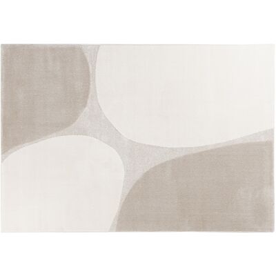 Miliboo Tappeto rettangolare beige 160 x 230 cm LUMA Miliboo Tappeto rettangolare beige 160 x 230 cm LUMA