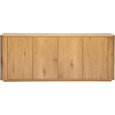 Miliboo Buffet finitura legno chiaro rovere 4 ante L180 cm NEGAN Miliboo Buffet finitura legno chiaro rovere 4 ante L180 cm NEGAN