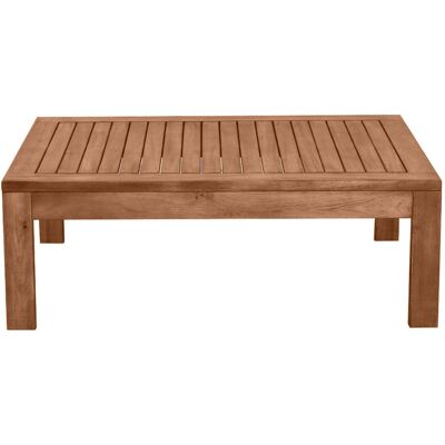 Miliboo Tavolino da salotto da giardino in legno massello L90 cm SALVADOR Miliboo Tavolino da salotto da giardino in legno massello L90 cm SALVADOR