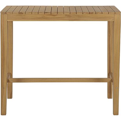 Miliboo Tavolo alto da giardino rettangolare in legno massiccio di teak L120 cm GILI Miliboo Tavolo alto da giardino rettangolare in legno massiccio di teak L120 cm GILI