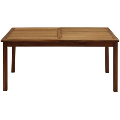 Miliboo Tavolo da giardino allungabile in legno massello L160-210 MAYEL Miliboo Tavolo da giardino allungabile in legno massello L160-210 MAYEL