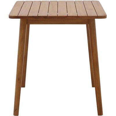 Miliboo Tavolo da giardino quadrato in legno massiccio L70 cm ADELIE Miliboo Tavolo da giardino quadrato in legno massiccio L70 cm ADELIE