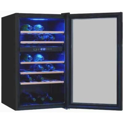 Cantinetta frigo per vino Exquisit WS2-45-GTE-160G, larghezza 49 cm, capacità 45 bottiglie di vino standard Cantinetta frigo per vino Exquisit WS2-45-GTE-160G, larghezza 49 cm, capacità 45 bottiglie di vino standard
