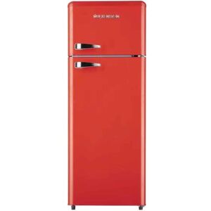 Wolkenstein GK212.4RT FR Combinazione congelatore retrò, larghezza 54,5 cm, 211 L, illuminazione a LED, rosso Wolkenstein GK212.4RT FR Combinazione congelatore retrò, larghezza 54,5 cm, 211 L, illuminazione a LED, rosso
