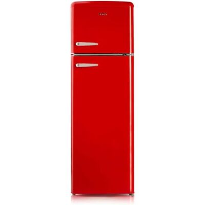 Combinazione frigo-congelatore DOMO DO982RKB, larghezza 55 cm, 246 l, rosso Combinazione frigo-congelatore DOMO DO982RKB, larghezza 55 cm, 246 l, rosso