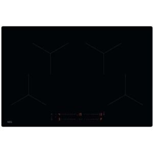 AEG OIO84A00IB Piano cottura a induzione da appoggio, larghezza 77 cm, sicurezza bambini, zone di cottura automatiche AEG OIO84A00IB Piano cottura a induzione da appoggio, larghezza 77 cm, sicurezza bambini, zone di cottura automatiche