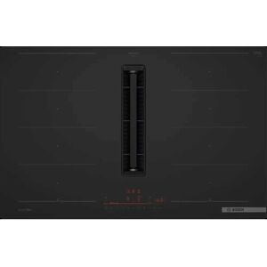 Bosch PXL82BH26E, Serie 6, piano cottura con cappa aspirante, 80 cm, nero opaco, a filo Bosch PXL82BH26E, Serie 6, piano cottura con cappa aspirante, 80 cm, nero opaco, a filo