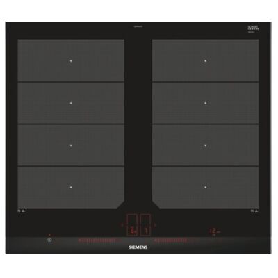 Siemens EX675LXC1E piano cottura Nero, Acciaio inossidabile Da incasso Piano cottura a induzione 4 Fornello( Siemens EX675LXC1E piano cottura Nero, Acciaio inossidabile Da incasso Piano cottura a induzione 4 Fornello(