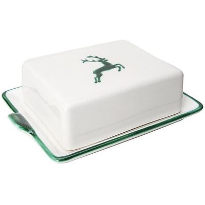 Gmundner Keramik Hirsch Verde 250g Vassoio del Burro - Butter Dish Gmundner Keramik Hirsch Verde 250g Vassoio del Burro - Butter Dish