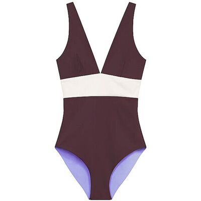 Mymarini Costume da bagno Plungesuit marrone S Mymarini Costume da bagno Plungesuit marrone S