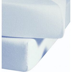 Fleuresse Lenzuolo con angoli in jersey 150x200 cm (azzurro) azzurro Fleuresse Lenzuolo con angoli in jersey 150x200 cm (azzurro) azzurro