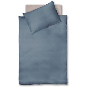 Fleuresse Biancheria da letto in mussola CAPRI 70x90cm/140x200cm Denim azzurro Fleuresse Biancheria da letto in mussola CAPRI 70x90cm/140x200cm Denim azzurro