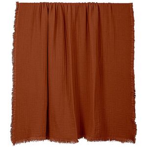 Haomy Copriletto - Plaid VANLY 130x180cm Brick arancione Haomy Copriletto - Plaid VANLY 130x180cm Brick arancione