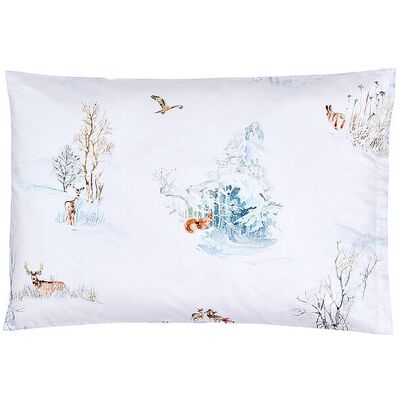 Christian Fischbacher Federa per cuscino in raso FINJA 70x90cm Bianco bianco Christian Fischbacher Federa per cuscino in raso FINJA 70x90cm Bianco bianco