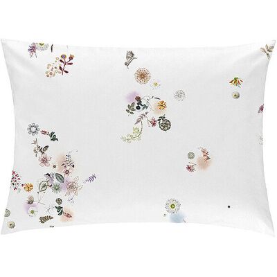 Christian Fischbacher Fodera per cuscino in raso fine 70x90cm POWDER Bianco bianco Christian Fischbacher Fodera per cuscino in raso fine 70x90cm POWDER Bianco bianco
