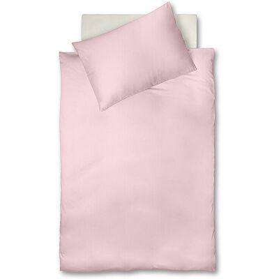 Fleuresse Biancheria da letto in raso ROYAL UNI 70x90cm / 140x200cm Rosa rosa Fleuresse Biancheria da letto in raso ROYAL UNI 70x90cm / 140x200cm Rosa rosa
