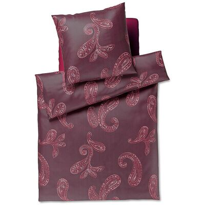 Joop Biancheria da letto in raso PAISLEY 70x90cm/140x200cm Rosso scuro rosso scuro Joop Biancheria da letto in raso PAISLEY 70x90cm/140x200cm Rosso scuro rosso scuro