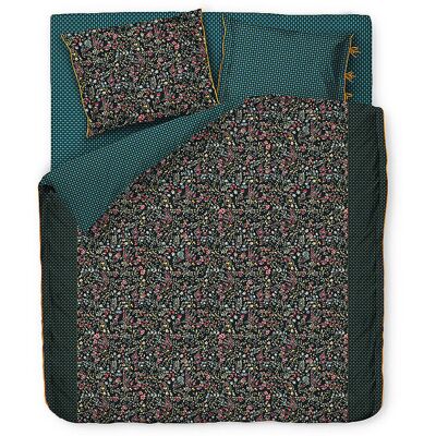 Studio Biancheria da letto in percalle MIDNIGHT GARDEN 2x 70x90cm / 200x200cm Verde verde scuro Studio Biancheria da letto in percalle MIDNIGHT GARDEN 2x 70x90cm / 200x200cm Verde verde scuro