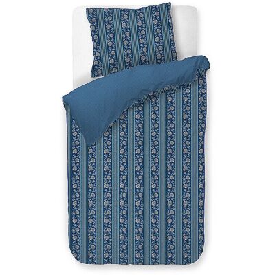Studio Biancheria da letto in percalle ROSA RANI 70x90cm/140x200cm Blu scuro blu Studio Biancheria da letto in percalle ROSA RANI 70x90cm/140x200cm Blu scuro blu