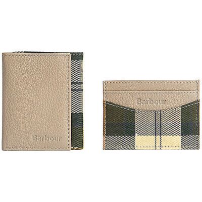 Barbour Set - Portafoglio e Porta Carte beige Barbour Set - Portafoglio e Porta Carte beige
