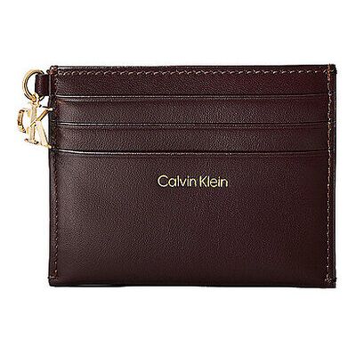 Calvin Klein Portacarte CK PULLER rosso scuro Calvin Klein Portacarte CK PULLER rosso scuro
