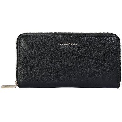Coccinelle Portafoglio METALLIC SOFT nero Coccinelle Portafoglio METALLIC SOFT nero