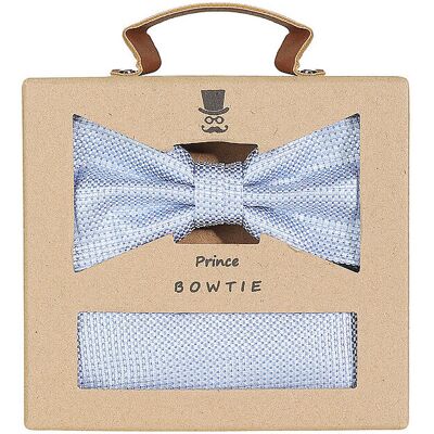 Seidenfalter Set regalo - Papillon e fazzoletto da taschino azzurro Seidenfalter Set regalo - Papillon e fazzoletto da taschino azzurro