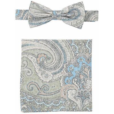 Seidenfalter Set papillon e fazzoletto da taschino PRINCE BOWTIE verde Seidenfalter Set papillon e fazzoletto da taschino PRINCE BOWTIE verde