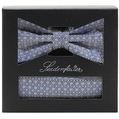 Seidenfalter Papillon - Set con fazzoletto da taschino azzurro Seidenfalter Papillon - Set con fazzoletto da taschino azzurro