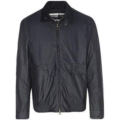 Barbour Blouson NEWBURY WAX blu XXL Barbour Blouson NEWBURY WAX blu XXL