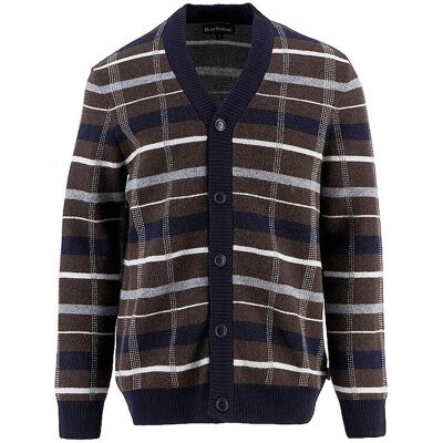 Barbour Cardigan KANE marrone XL Barbour Cardigan KANE marrone XL