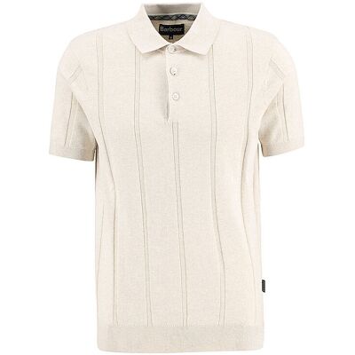 Barbour Polo WELLBURN crema L Barbour Polo WELLBURN crema L