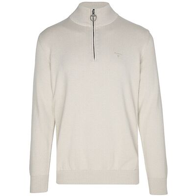 Barbour Troyer Pullover crema XL Barbour Troyer Pullover crema XL