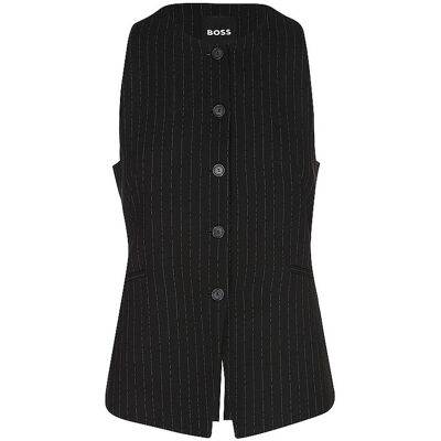 Boss Gilet Slim Fit JULERAN nero 44 Boss Gilet Slim Fit JULERAN nero 44