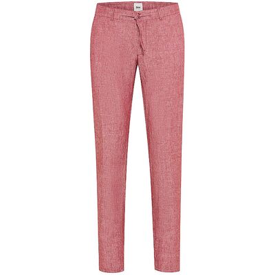Brax Pantalone in lino FABIO JOK rosso 34/L30 Brax Pantalone in lino FABIO JOK rosso 34/L30