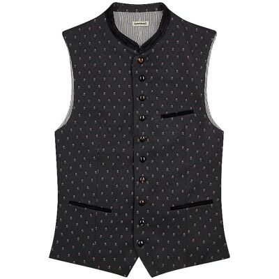 Gottseidank Gilet tradizionale KONSTANTIN nero 52 Gottseidank Gilet tradizionale KONSTANTIN nero 52