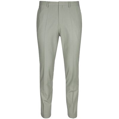 Hugo Pantaloni da abito slim fit HESTEN verde chiaro 52 Hugo Pantaloni da abito slim fit HESTEN verde chiaro 52