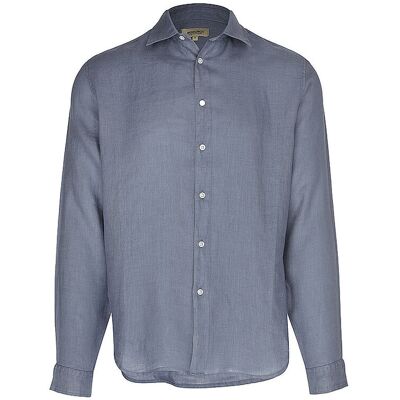 Woolrich Camicia di lino blu L Woolrich Camicia di lino blu L