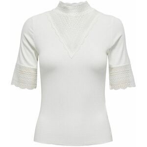 Only T-Shirt ONLTILDE crema S Only T-Shirt ONLTILDE crema S