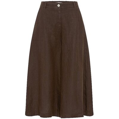 Brax Pantaloni a gamba larga MELLI S 7/8 marrone 34L Brax Pantaloni a gamba larga MELLI S 7/8 marrone 34L