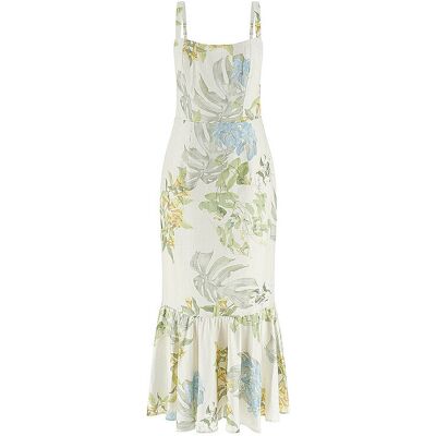 Guess Mididress RORY crema M Guess Mididress RORY crema M