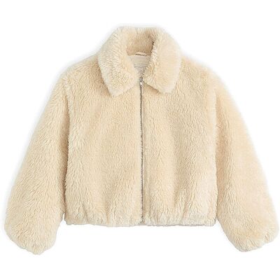 Levis Giacca effetto pelliccia beige M Levis Giacca effetto pelliccia beige M