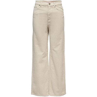 Only Pantaloni a coste a gamba larga ONLHOPE crema 42/L32 Only Pantaloni a coste a gamba larga ONLHOPE crema 42/L32
