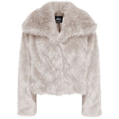 Only Giacca in pelliccia sintetica ONLDAWN crema XL Only Giacca in pelliccia sintetica ONLDAWN crema XL